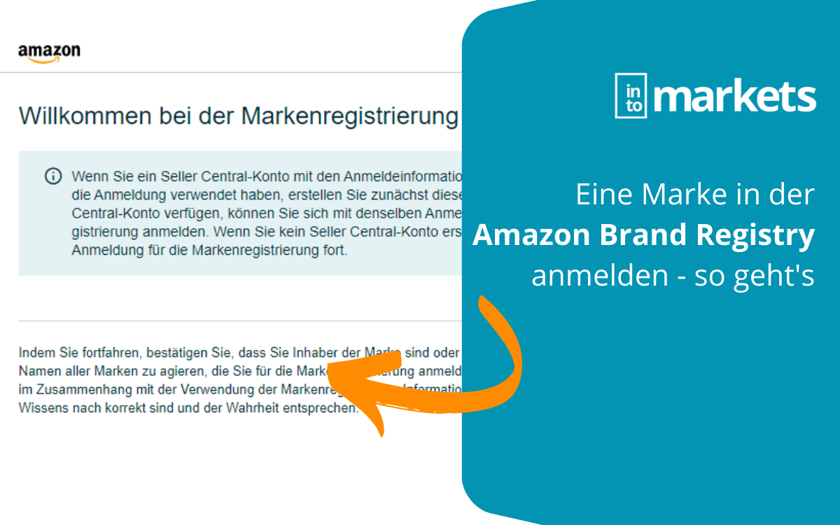 Amazon Brand Registry Marke anmelden