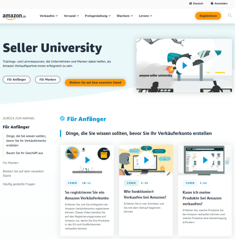 amazon seller university