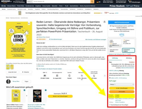Die Buy Box auf Amazon – der Guide zum Einkaufswagenfeld