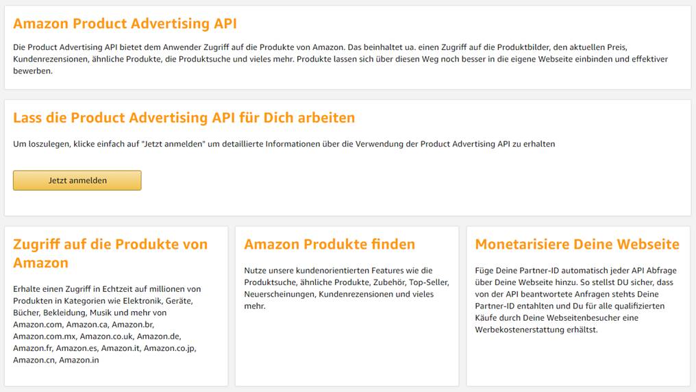 amazon partnernet product advertising api