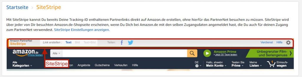 amazon partnernet sitestripe