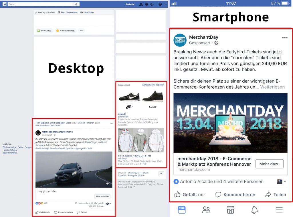 facebook ads feed