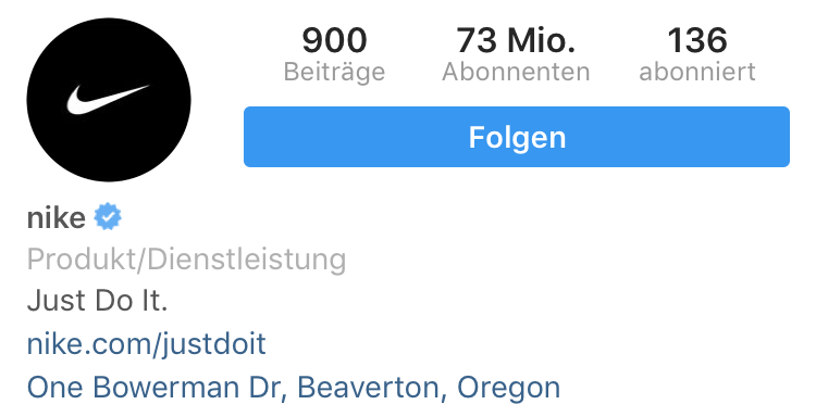 instagram-nike-verkaufsplattform